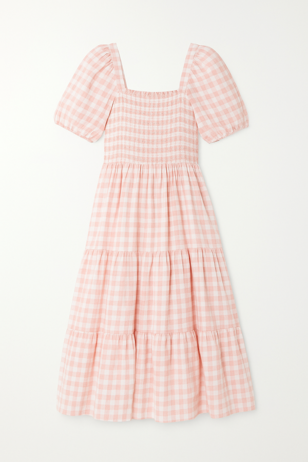 Elegant Belted Midi Summer Dress